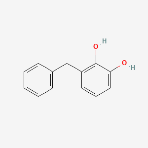 molecular formula C13H12O2 B3031801 3-苄基苯-1,2-二醇 CAS No. 70764-01-1
