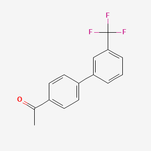 molecular formula C15H11F3O B3031803 4-Acetyl-3'-(trifluoromethyl)biphenyl CAS No. 709667-96-9