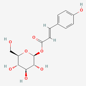 molecular formula C15H18O8 B3031805 1-O-(4-香豆酰基)-β-D-葡萄糖 CAS No. 7139-64-2