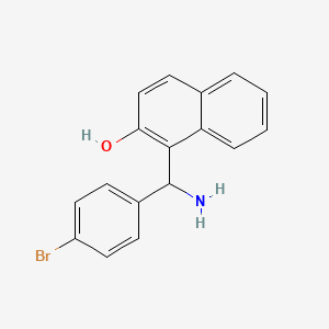 1-[Amino-(4-bromo-phenyl)-methyl]-naphthalen-2-ol