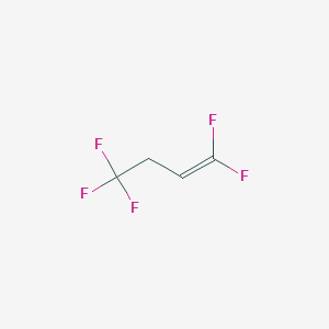 molecular formula C4H3F5 B3031811 1,1,4,4,4-Pentafluorobut-1-ene CAS No. 721946-08-3