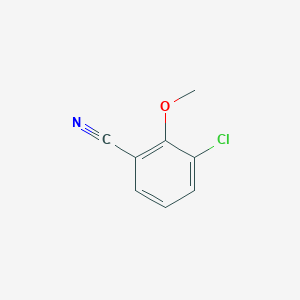 molecular formula C8H6ClNO B3031816 3-Chloro-2-methoxybenzonitrile CAS No. 725718-12-7