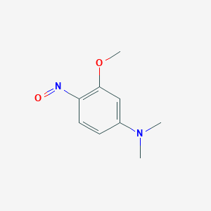 molecular formula C9H12N2O2 B3031836 3-甲氧基-N,N-二甲基-4-亚硝基苯胺 CAS No. 7474-80-8