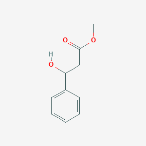 molecular formula C10H12O3 B3031838 Methyl 3-hydroxy-3-phenylpropanoate CAS No. 7497-61-2