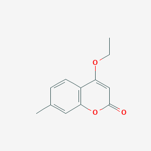 molecular formula C12H12O3 B3031839 4-Ethoxy-7-methylcoumarin CAS No. 75590-53-3