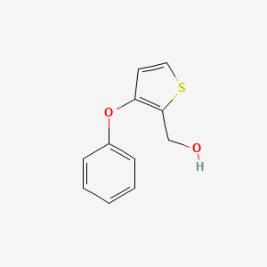 molecular formula C11H10O2S B3031840 (3-苯氧基噻吩-2-基)甲醇 CAS No. 756825-96-4