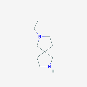 molecular formula C9H18N2 B3031845 2-乙基-2,7-二氮杂螺[4.4]壬烷 CAS No. 763883-32-5