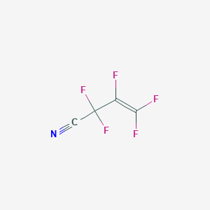 molecular formula C4F5N B3031857 2,2,3,4,4-Pentafluorobut-3-enenitrile CAS No. 7792-66-7