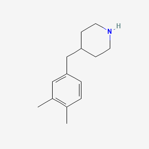 molecular formula C14H21N B3031858 4-(3,4-Dimethyl-benzyl)-piperidine CAS No. 782504-68-1