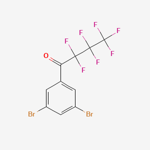 1-(3,5-Dibromophenyl)-2,2,3,3,4,4,4-heptafluorobutan-1-one