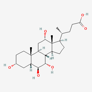 3alpha,6beta,7alpha,12alpha-Tetrahydroxy-5beta-cholan-24-oic Acid