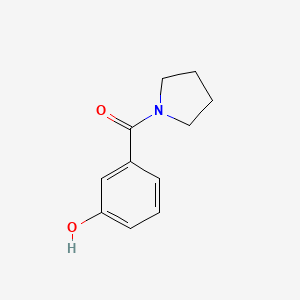 molecular formula C11H13NO2 B3031874 (3-Hydroxyphenyl)(pyrrolidin-1-yl)methanone CAS No. 80917-39-1