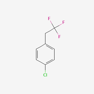 molecular formula C8H6ClF3 B3031878 1-Chloro-4-(2,2,2-trifluoroethyl)benzene CAS No. 81577-07-3