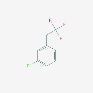 molecular formula C8H6ClF3 B3031879 1-氯-3-(2,2,2-三氟乙基)苯 CAS No. 81577-09-5
