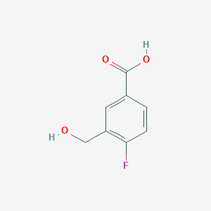 molecular formula C8H7FO3 B3031880 4-Fluoro-3-(hydroxymethyl)benzoic acid CAS No. 816449-68-0