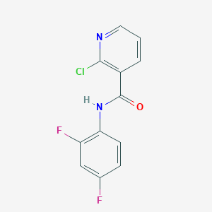 molecular formula C12H7ClF2N2O B3031889 2-chloro-N-(2,4-difluorophenyl)nicotinamide CAS No. 83164-90-3