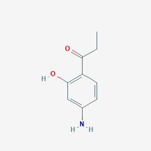 molecular formula C9H11NO2 B3031890 1-(4-Amino-2-hydroxyphenyl)propan-1-one CAS No. 83294-23-9
