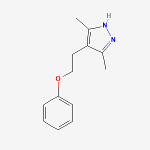 molecular formula C13H16N2O B3031892 3,5-dimethyl-4-(2-phenoxyethyl)-1H-pyrazole CAS No. 83467-26-9