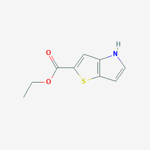 molecular formula C9H9NO2S B3031903 ethyl 4H-thieno[3,2-b]pyrrole-2-carboxylate CAS No. 848243-85-6