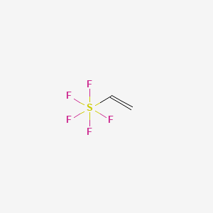 molecular formula C2H3F5S B3031919 Sulfur, ethenylpentafluoro- CAS No. 865-54-3