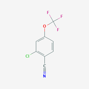 molecular formula C8H3ClF3NO B3031930 2-chloro-4-(trifluoromethoxy)Benzonitrile CAS No. 874482-94-7