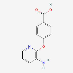4-[(3-Aminopyridin-2-yl)oxy]benzoic acid