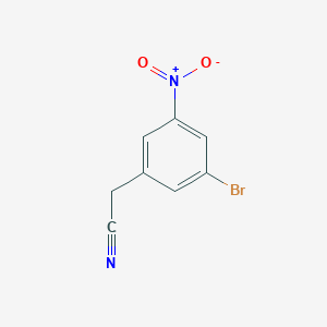 molecular formula C8H5BrN2O2 B3031933 2-(3-Bromo-5-nitrophenyl)acetonitrile CAS No. 875819-44-6