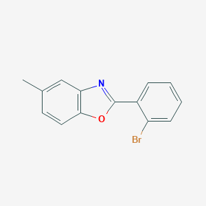 molecular formula C14H10BrNO B303194 2-(2-Bromophenyl)-5-methyl-1,3-benzoxazole 