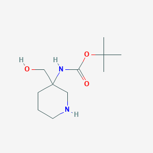 tert-Butyl (3-(hydroxymethyl)piperidin-3-yl)carbamate