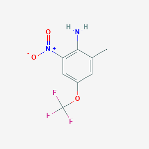 molecular formula C8H7F3N2O3 B3031945 2-Methyl-6-nitro-4-(trifluoromethoxy)aniline CAS No. 887266-85-5