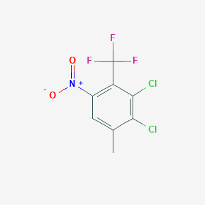 2,3-Dichloro-1-methyl-5-nitro-4-(trifluoromethyl)benzene