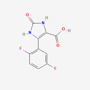 5-(2,5-difluorophenyl)-2-oxo-2,3-dihydro-1H-imidazole-4-carboxylic acid