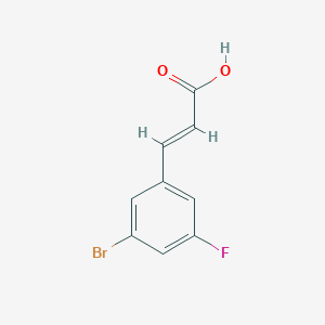 molecular formula C9H6BrFO2 B3031952 3-Bromo-5-fluorocinnamic acid CAS No. 887268-21-5