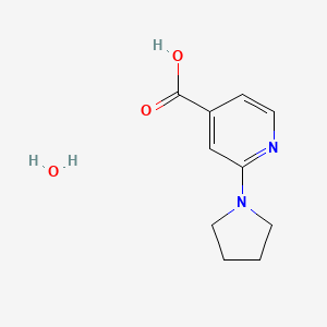 molecular formula C10H14N2O3 B3031956 2-(Pyrrolidin-1-yl)isonicotinic acid sesquihydrate CAS No. 887922-89-6
