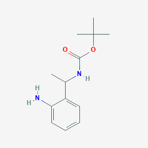 molecular formula C13H20N2O2 B3031958 tert-Butyl (1-(2-aminophenyl)ethyl)carbamate CAS No. 889949-44-4