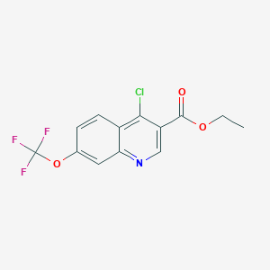 Ethyl 4-chloro-7-(trifluoromethoxy)quinoline-3-carboxylate