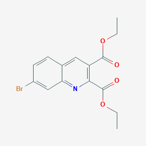 Diethyl 7-bromoquinoline-2,3-dicarboxylate