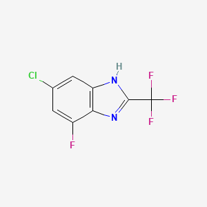 Benzimidazole, 6-chloro-4-fluoro-2-(trifluoromethyl)-