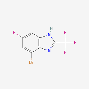 Benzimidazole, 4-bromo-6-fluoro-2-(trifluoromethyl)-