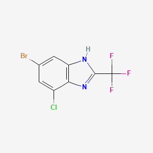 Benzimidazole, 6-bromo-4-chloro-2-(trifluoromethyl)-