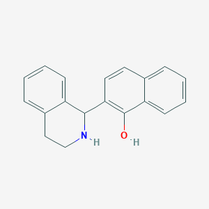 molecular formula C19H17NO B3031972 2-(1,2,3,4-Tetrahydroisoquinolin-1-yl)-1-naphthol CAS No. 897035-09-5