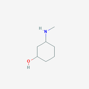 molecular formula C7H15NO B3031973 3-(甲基氨基)环己醇 CAS No. 89854-96-6