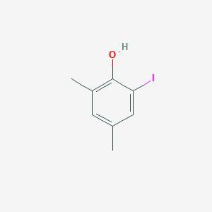 molecular formula C8H9IO B3031975 2,4-二甲基-6-碘苯酚 CAS No. 90003-93-3