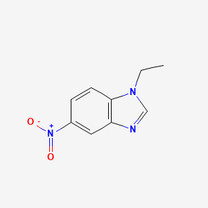 molecular formula C9H9N3O2 B3031976 1-Ethyl-5-nitro-1H-benzo[D]imidazole CAS No. 90349-15-8