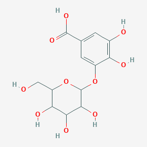 molecular formula C13H16O10 B3031996 3-Glucogallic acid CAS No. 91984-84-8