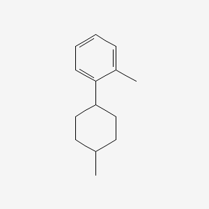 molecular formula C14H20 B3032002 1-Methyl-2-(4-methylcyclohexyl)benzene CAS No. 92299-08-6