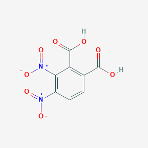 molecular formula C8H4N2O8 B3032010 3,4-Dinitro-1,2-benzenedicarboxylic acid CAS No. 92971-15-8