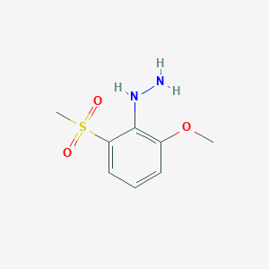 2-Methoxy-6-(methylsulphonyl)phenylhydrazine