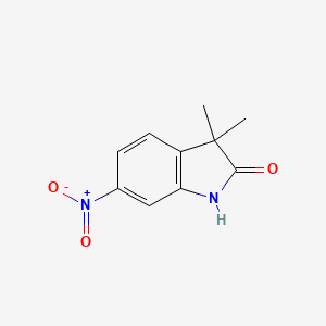 molecular formula C10H10N2O3 B3032052 3,3-Dimethyl-6-nitroindolin-2-one CAS No. 100510-64-3