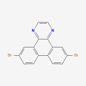molecular formula C16H8Br2N2 B3032056 6,11-Dibromo-1,4-diazatriphenylene CAS No. 1012836-59-7